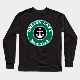 Oneida Lake New York Bass Fishing Fish Largemouth Smallmouth Syracuse Finger Lakes Long Sleeve T-Shirt